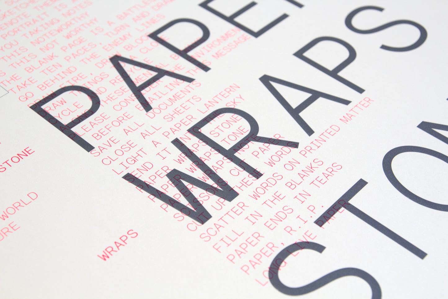 Paper Wraps Stone
