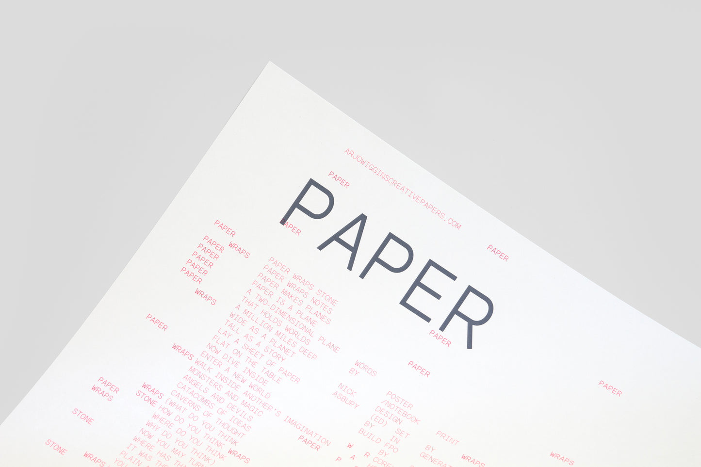 Paper Wraps Stone