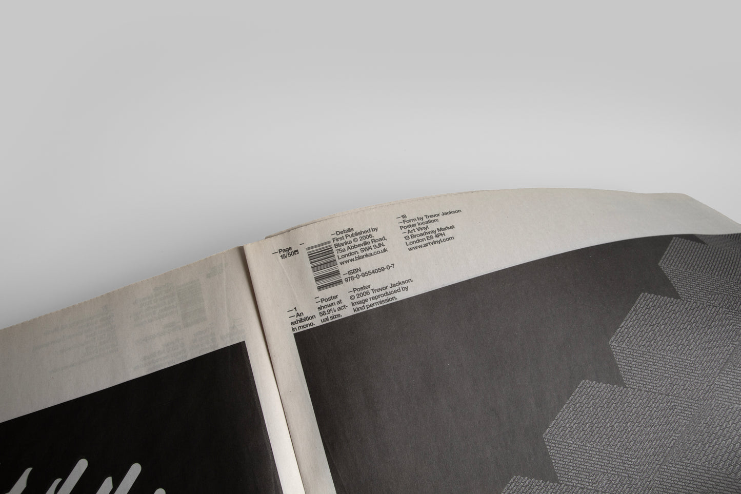 Mono Exhibition Catalogue/Newspaper