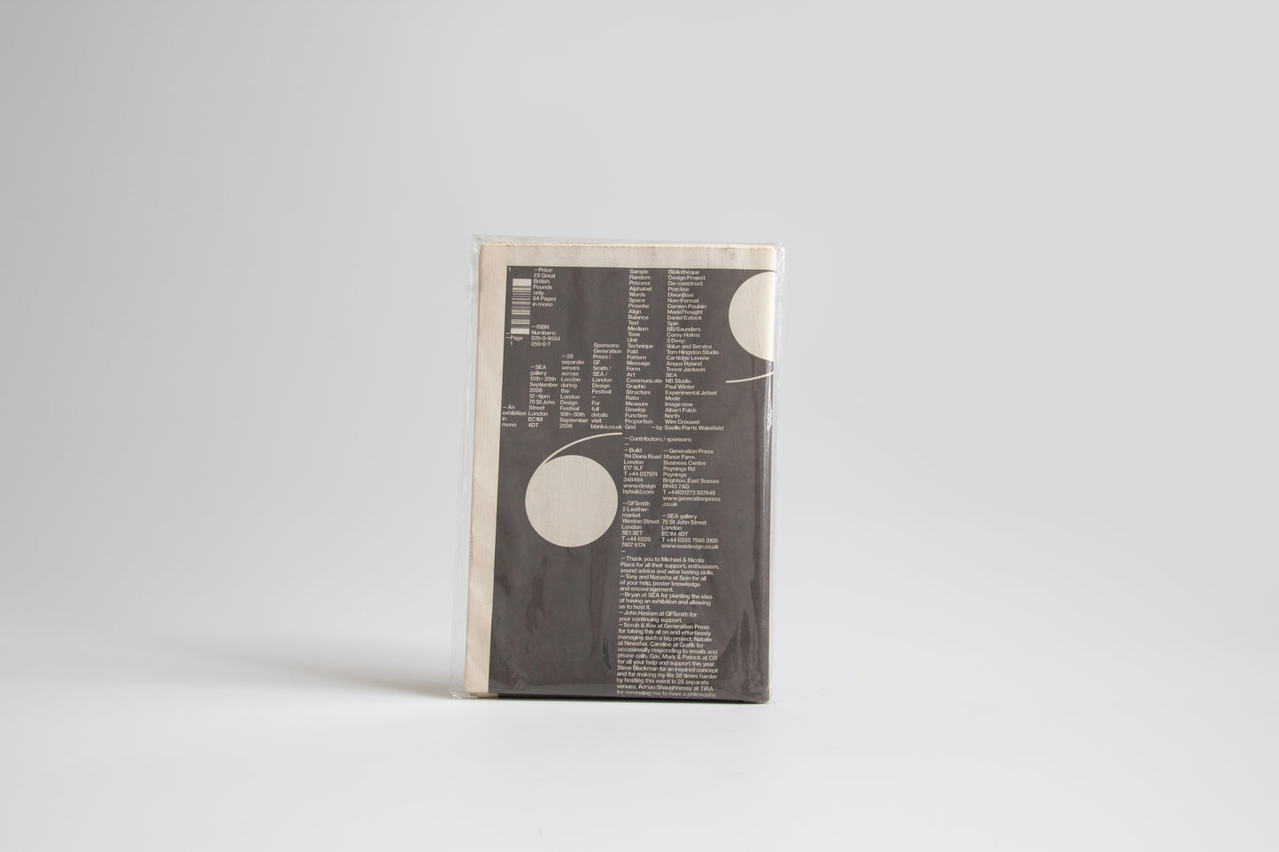 Mono Exhibition Catalogue/Newspaper